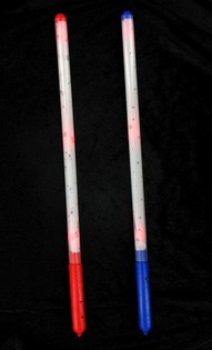 GROSSER BLINKENDER LED-STAB - MODELL 1 (12er-Pack)