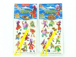 DISNEY PETER PAN REIBEBILDER / STICKER (24 Stk.)