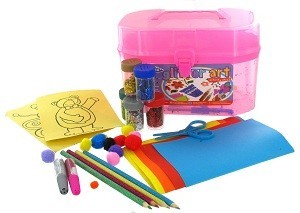 Bastelkoffer Glitter Art | Glitzer Bastelset im Koffer | {$companyname}