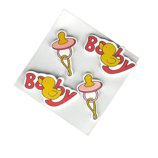 DEKORATIONSSTICKER - BABYROSA (20 Stk.)