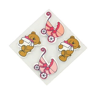 Dekorationsaufkleber - Babyrosa (20 Stk.)