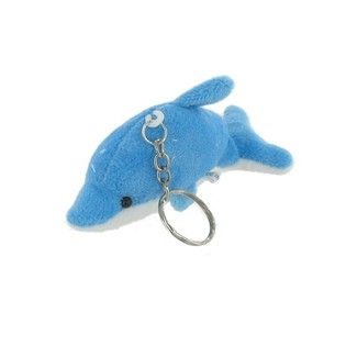 PL&Uuml;SCH DELPHIN SCHL&Uuml;SSELRING MIT LICHT (18st).