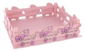 DEKO-K&Ouml;RBCHEN - BABYROSA (2 Stk.)