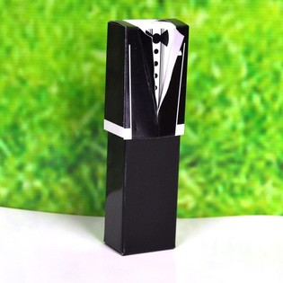 Hochzeit Geschenkverpackung f&uuml;r Gastgeschenke - Smoking-Design (50 Stk.)