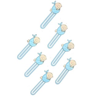 Kleine Baby-Lesezeichen - Blau (12 Stk.)