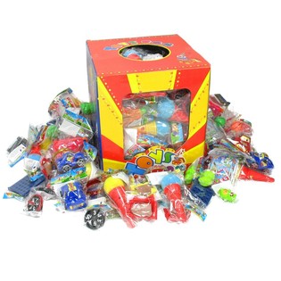 Grabbelkiste mit Spielzeug-Inhalt (144-teilig)