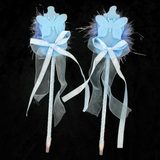Blaue Geburtskugelschreiber (12 Stk.)