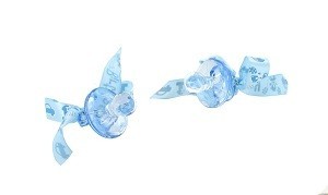 DEKORATION PACIFIER - BABY BLUE (12pcs)