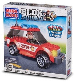 MEGABLOKS BLOK SQUAD FEUERWEHR-SUV - 2432 (2 Stk.)