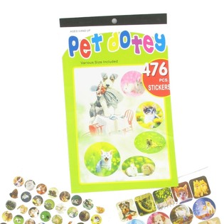 Stickerbuch Modell - Tiere (12 Stk.)