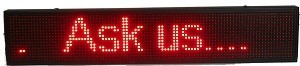 LED-Laufschrift Werbeboard