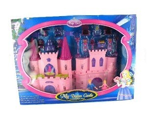 Traumschloss-Spielset mit Prinz & Prinzessin (B2B Spielzeug)