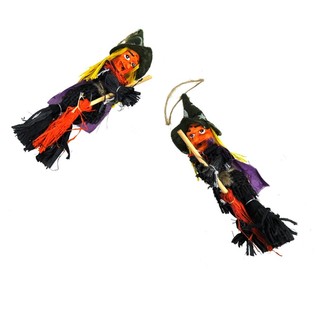 FLYING Hexe auf Besen 14 cm. (20st).