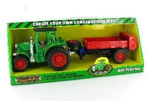 Traktor mit Anh&auml;nger in Box (2 Stk.)