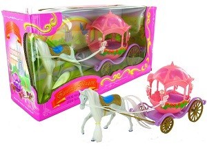 Spielzeug-Kutsche mit Pferd "Fantasy Wagon"