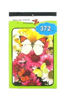 Sticker-Hefte Modell: Schmetterlinge (12 Stk.)
