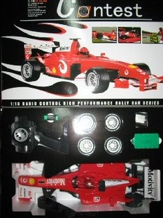 Gro&szlig;er RC Contest Formel 1 Rennwagen