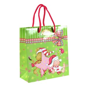 CHRISTMAS VERPACKUNG BAGS 8 x 19,5 x 21 cm. (6 Stk.)