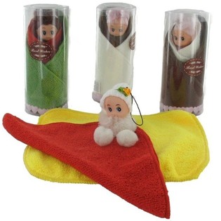 Handtuch mit Puppe (2 Stk.)