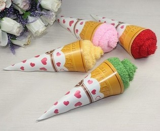 Handtuch in Eiscreme-Form - Klein (7 Stk.)