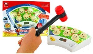 Hamster-Spielkonsole | Whack-a-Mole Geduldsspiel