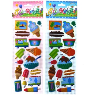 Eis-Stickerb&ouml;gen (2x20 Stk.)