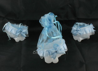 DEKO-KINDERWAGEN - BABYBLAU (20 Stk.)