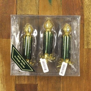 3 Deko-Weihnachtsbaum-Kerzen mit Clip (6er-Pack)