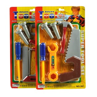 Kinder-Werkzeugset auf Karte (6 Stk.)