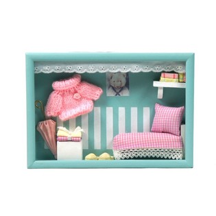 3D-Holz WALL DEKO SCHULE - MODEL 3 (6 Stk.)