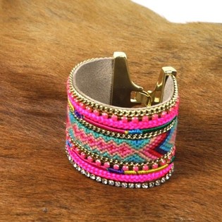 Luxus-Armband Fuchsia (1 Stk.)