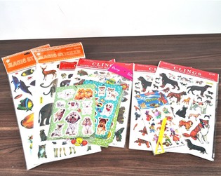 REST SORTIERTES STICKER BOGEN (32st.)