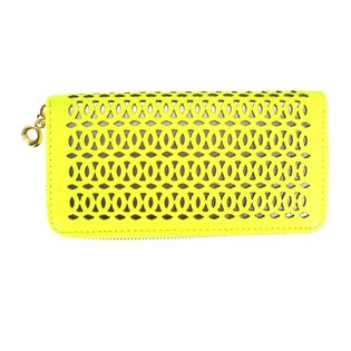Neon-Gelbe Geldb&ouml;rse (1 Stk.) | Ibiza-Look
