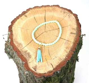 Ibiza Armband Blau/Gr&uuml;n (1 Stk.)