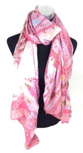 Ibiza-Look Schal Rosa (1 Stk.)