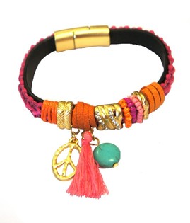 Ibiza-Armband Bunt (1 Stk.)