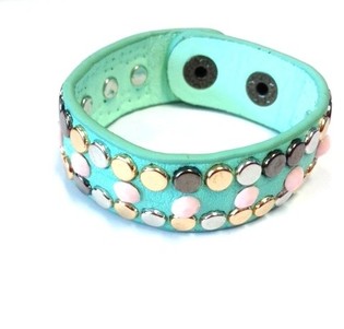 T&uuml;rkises Armband mit Nieten (1 Stk.)