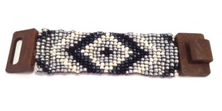 B2B Aztek Holz-Armband Ibiza-Style (1 Stk.)