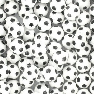 FOOTBALL Stuiterbal 3 cm. (100st.)