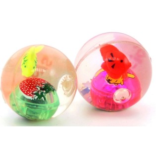 Transparente Flummis mit Figuren (36 Stk.)