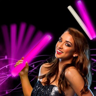 LED FOAM NUR FARBE - PARTY BAR - ROSE(24ST).