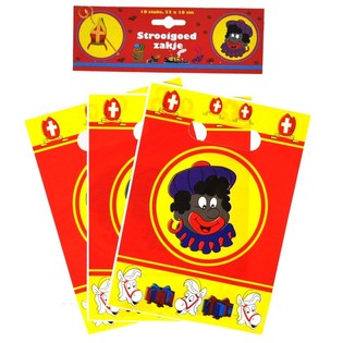 10 Sinterklaas Nikolaus Geschenkt&uuml;ten 22 x 16 cm (6er-Pack)