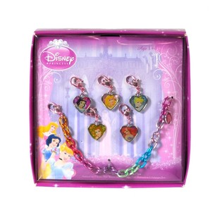 Disney Prinzessinnen Armband mit Anh&auml;ngern 15 cm (9 Stk.)