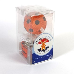 HOLLAMPS - LAMP Girlande mit orange Football-