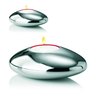 NUANCE - Waxinelichthouder IN Steinform 2-teiliges Set (1set).