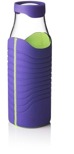 MENU - Wasserkaraffe mit Silikonverschluss, Filter & Neoprenmantel 1L 25cm (1 Stk.)