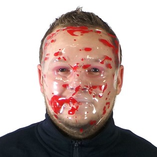 Blutige Gesichtsmaske (12st.)