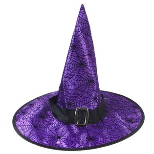 PURPLE Hexenhut mit Schnalle (6 Stck.)