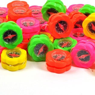 Tombola-Jojo mit Kompass (50er-Set)