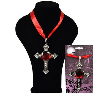 KETTE - MODELL: KREUZ MIT RUBIN (9st).